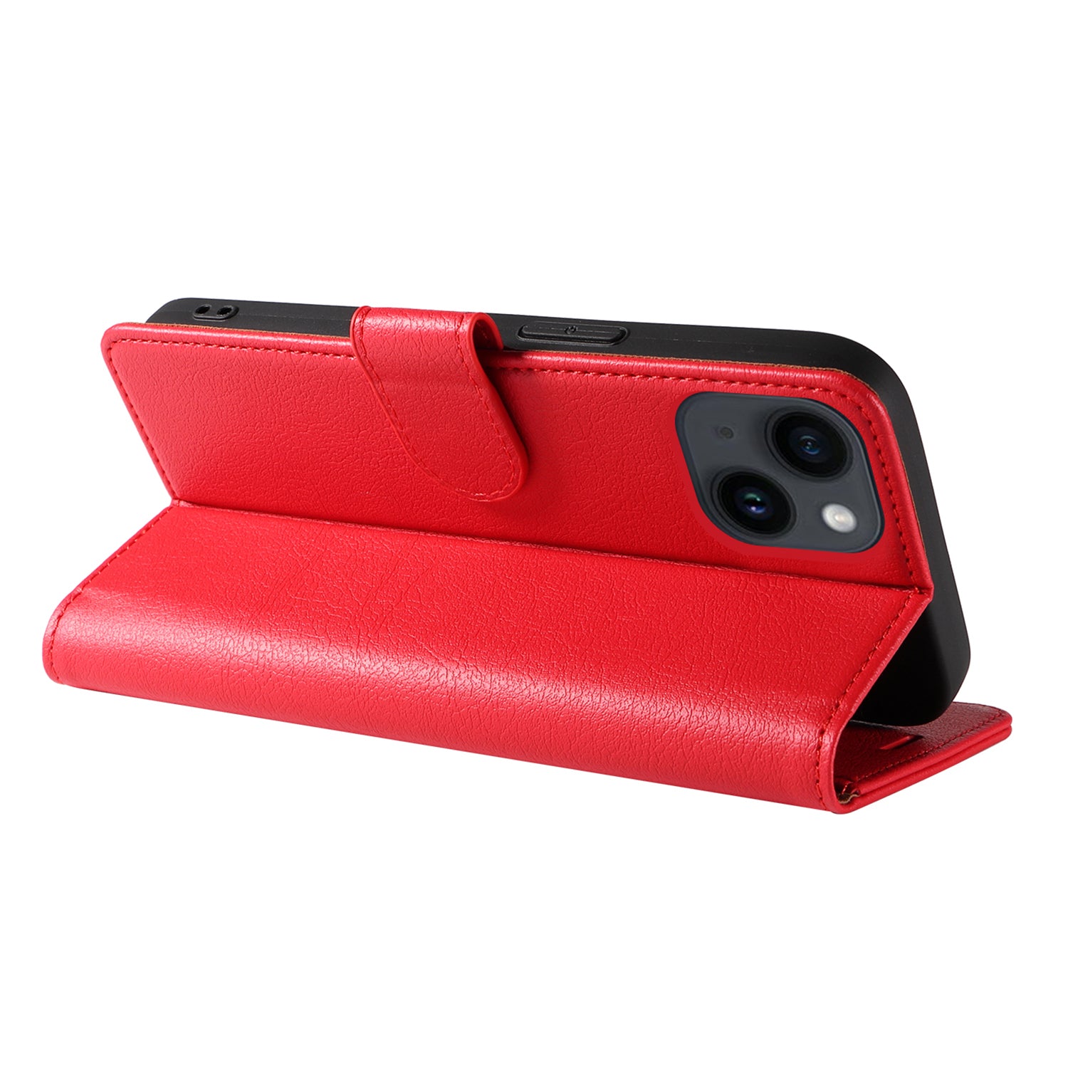 PU Leather Phone Case for iPhone 14 Plus Magnetic Closure Wallet RFID Blocking Stand Phone Cover PU Leather Phone Case for iPhone 14 Plus Magnetic Closure Wallet RFID Blocking Stand Phone Cover